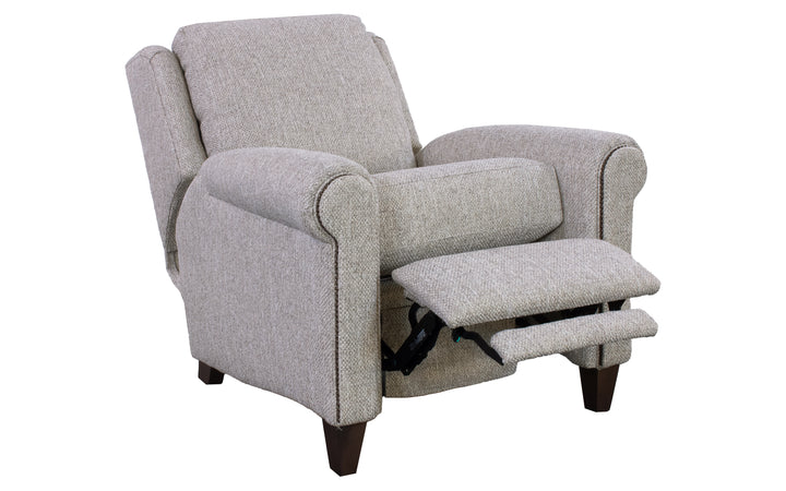 Smith Brothers Upholstered Push-Back Recliner