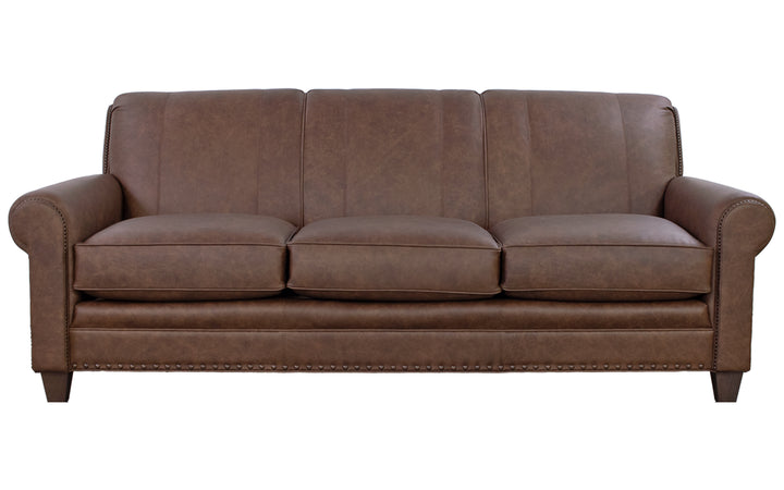 Smith Brothers Leather Sofa