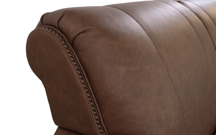 Smith Brothers Leather Loveseat