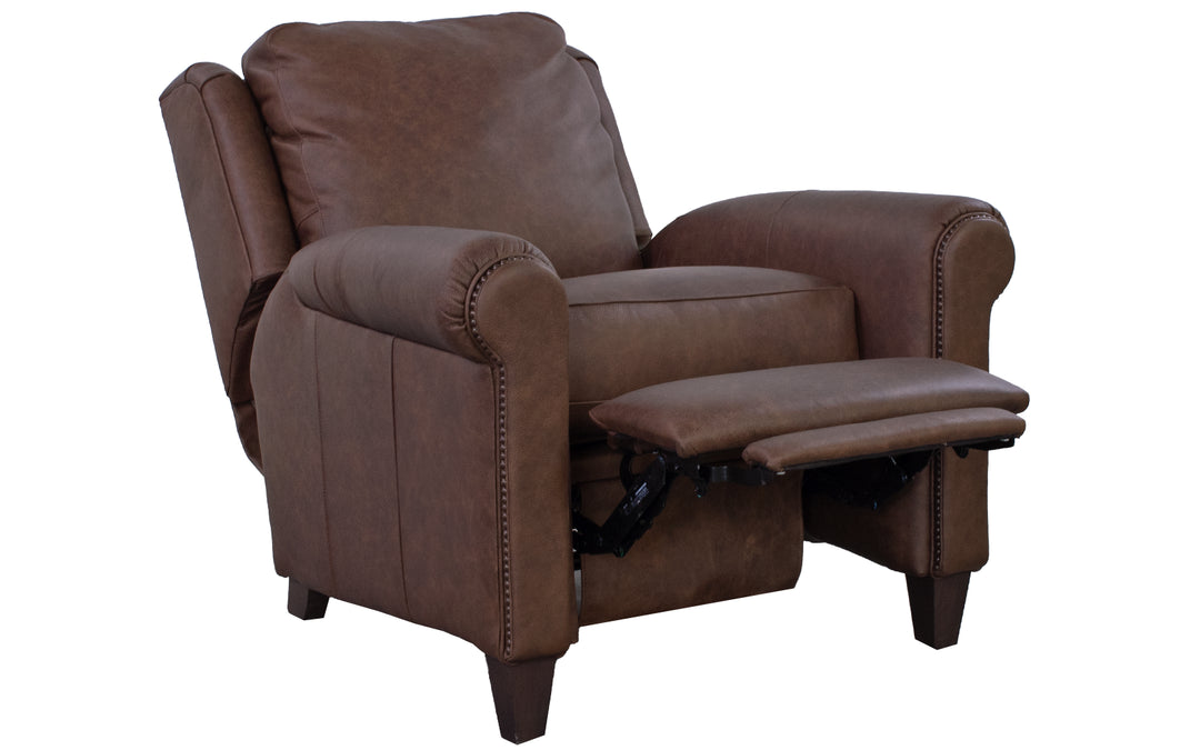 Smith Brothers Leather Push Back Recliner