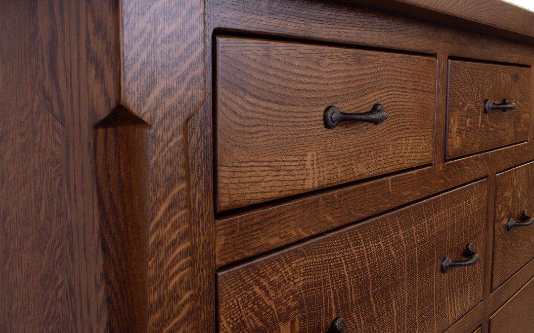 Rustic Quartersawn White Oak Dresser