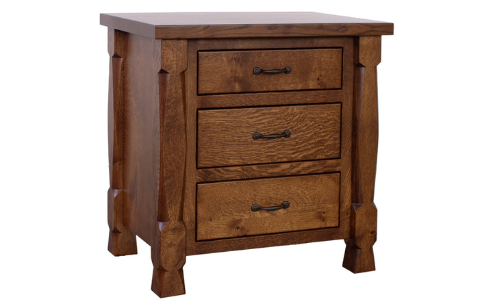 Rustic Quartersawn White Oak Nightstand