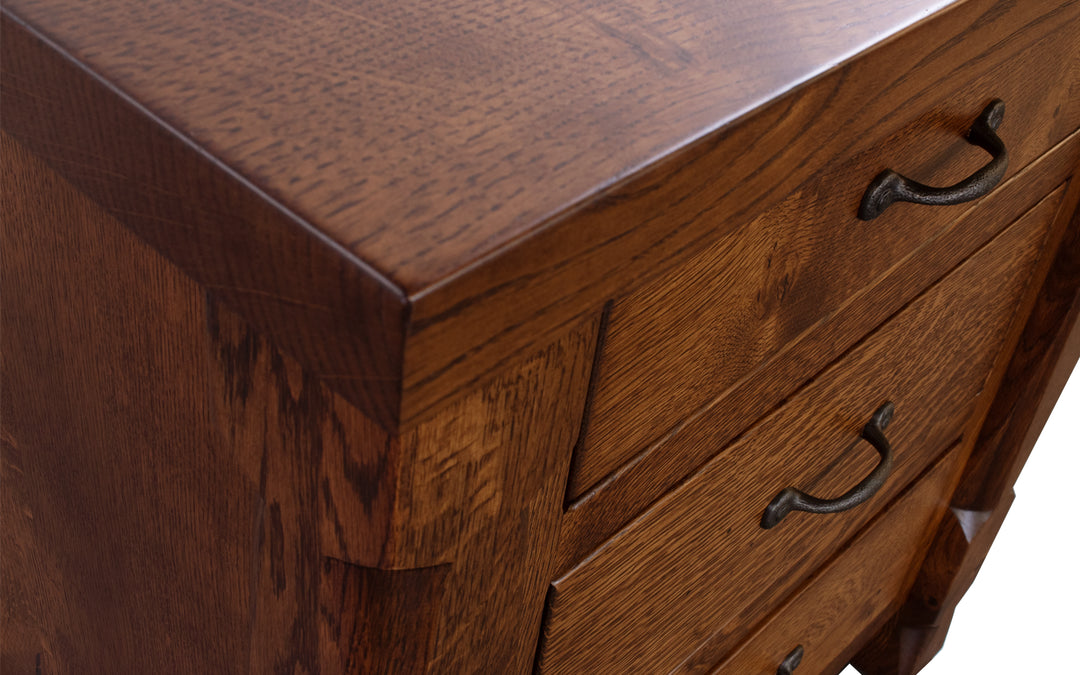 Rustic Quartersawn White Oak Nightstand