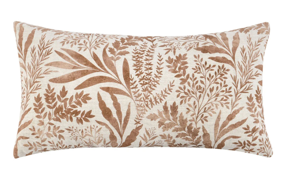 Mulberry Brown Lumbar Pillow