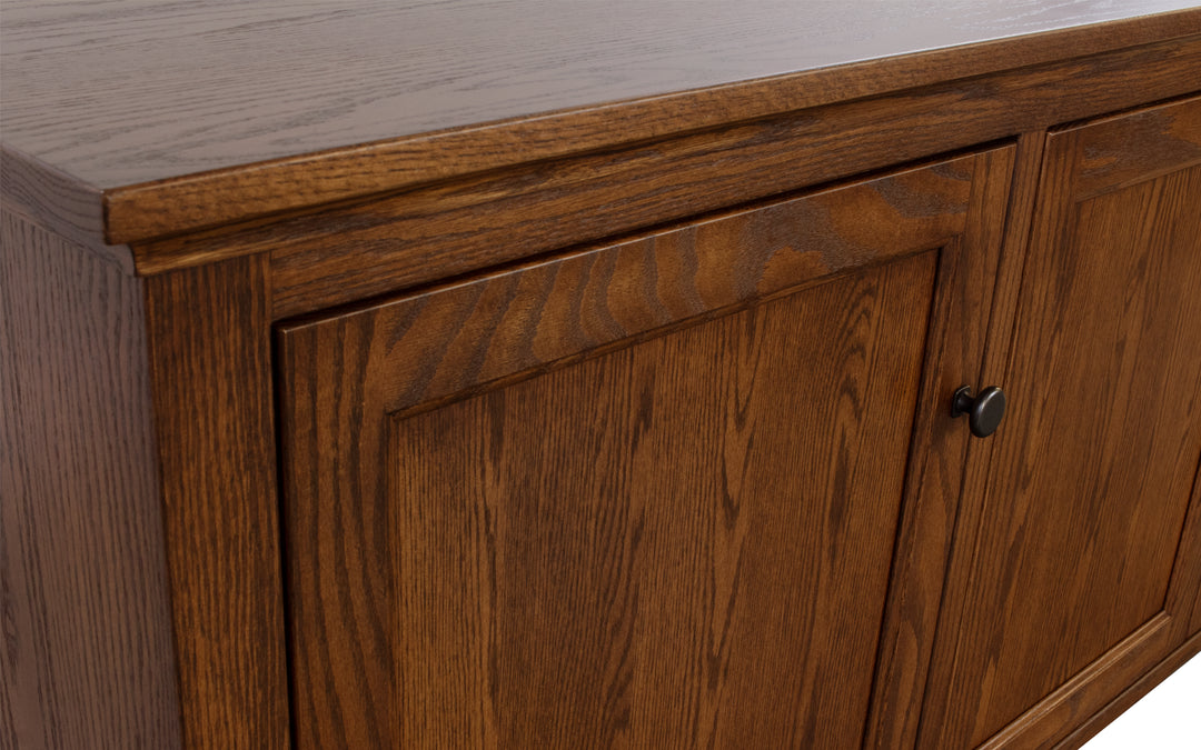 Oak TV Console