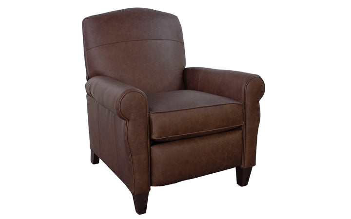 Smith Brothers Leather Push-Back Recliner