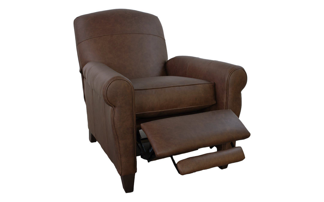 Smith Brothers Leather Push-Back Recliner