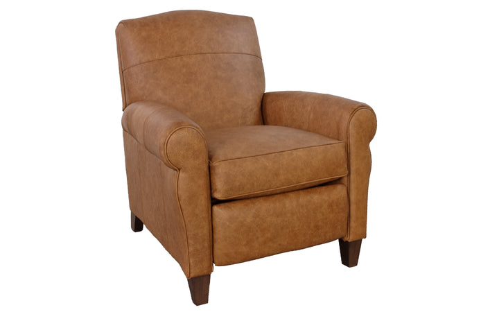 Smith Brothers Leather Push-Back Recliner