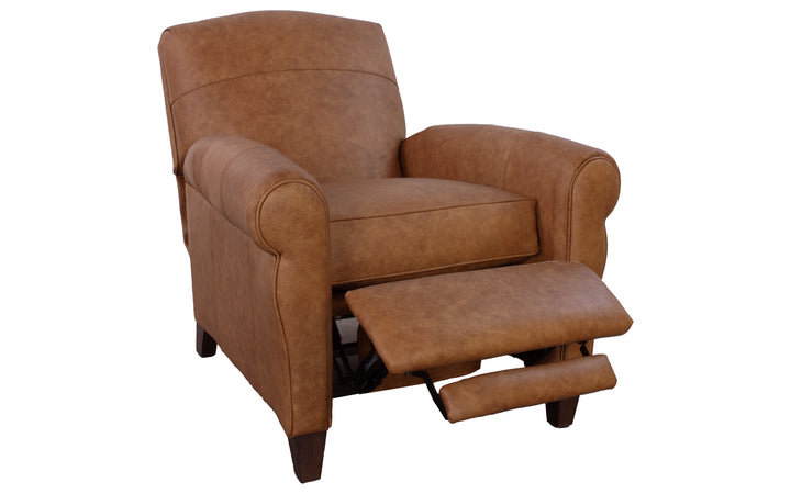 Smith Brothers Leather Push-Back Recliner