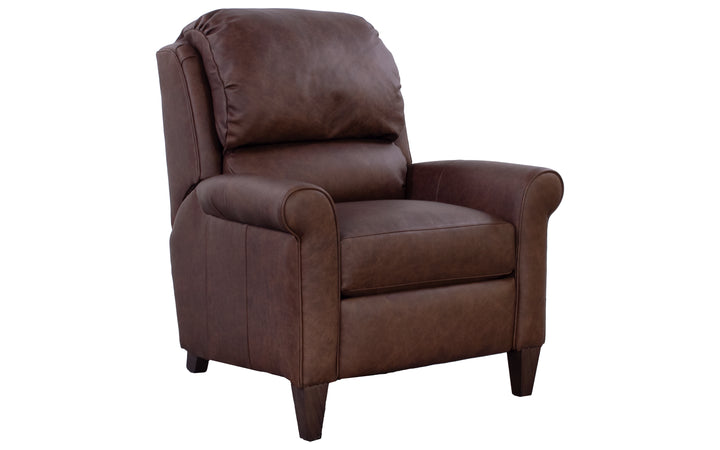 Smith Brothers Leather Push-Back Recliner