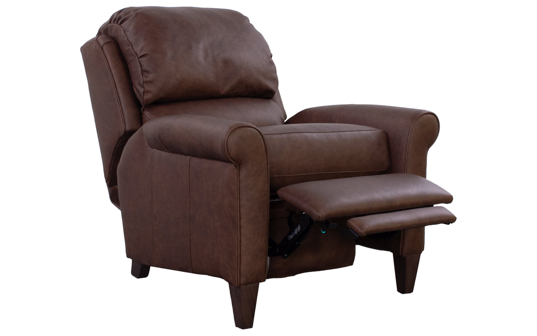 Smith Brothers Leather Push-Back Recliner