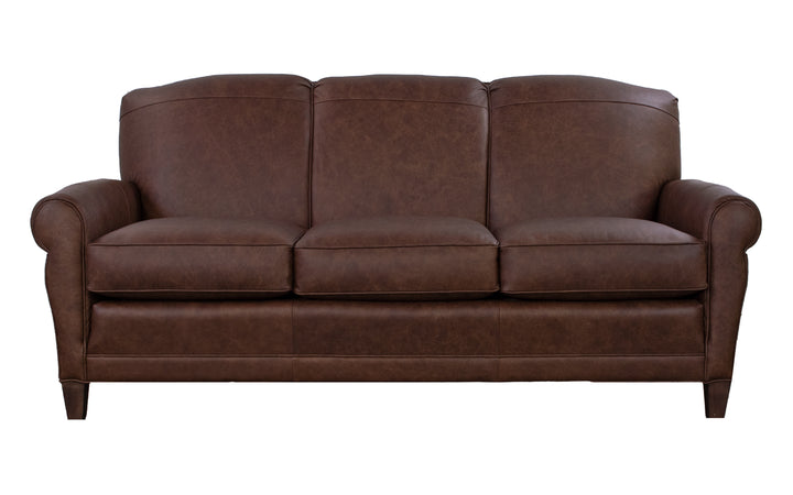 Smith Brothers Leather Sofa