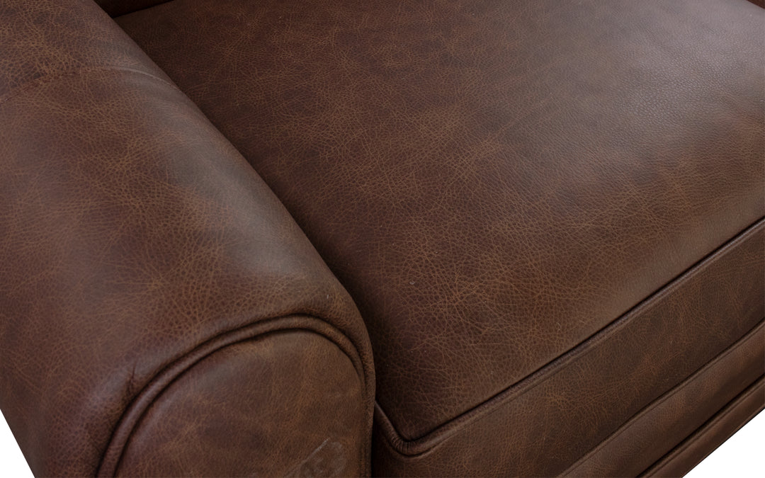 Smith Brothers Leather Sofa