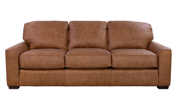 Smith Brothers Leather Sofa