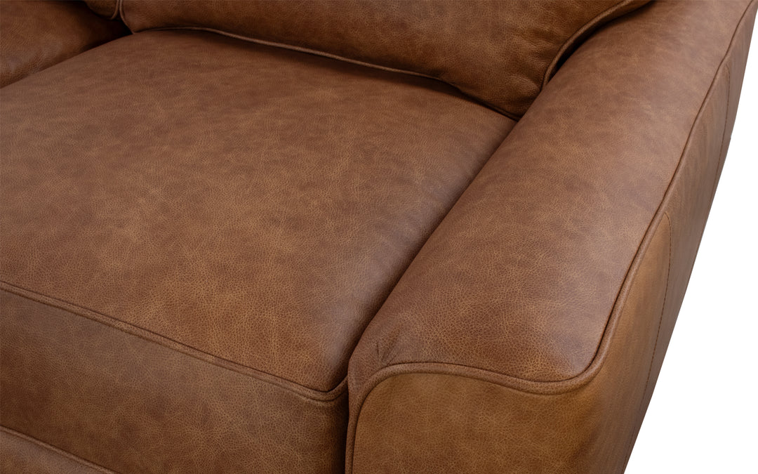 Smith Brothers Leather Sofa