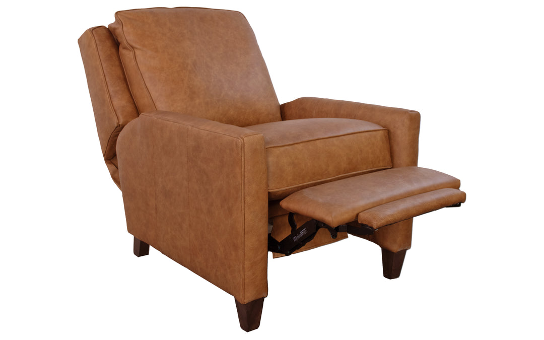 Smith Brothers Leather Push-Back Recliner