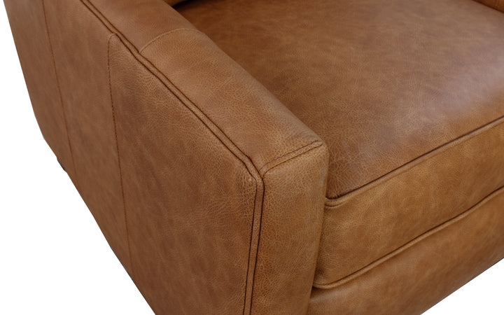 Smith Brothers Leather Push-Back Recliner