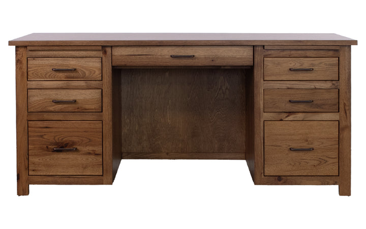 Rustic Hickory Desk