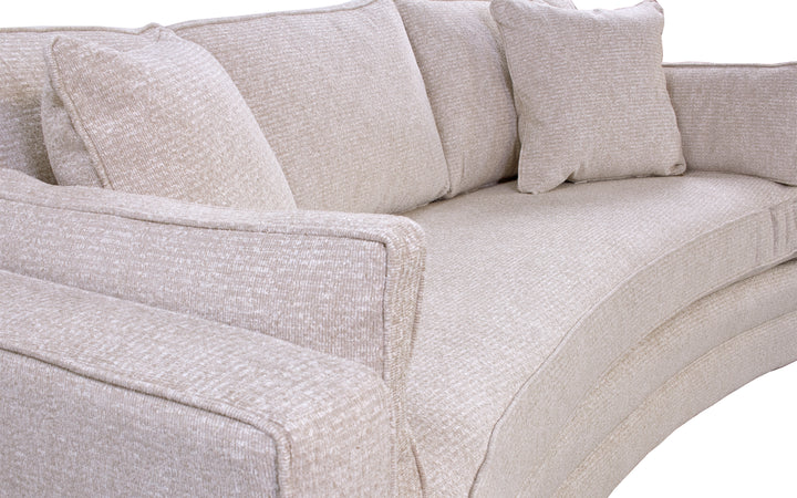 Decor-Rest Upholstered Curved Sofa