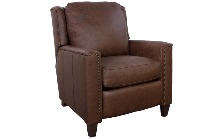 Smith Brothers Leather Push-Back Recliner