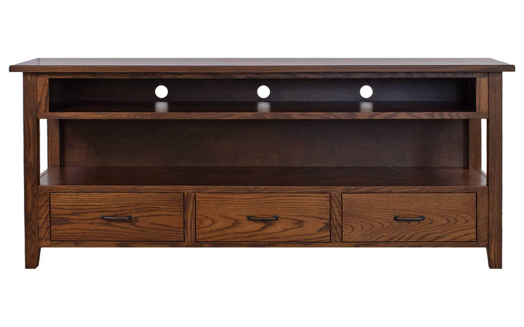 Oak TV Console