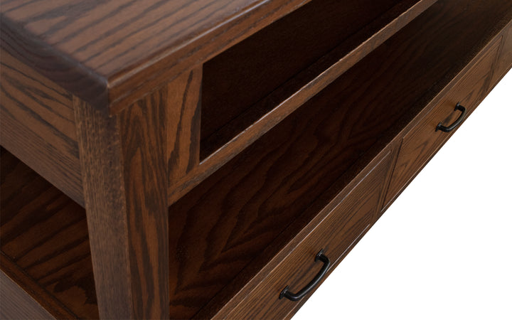 Oak TV Console