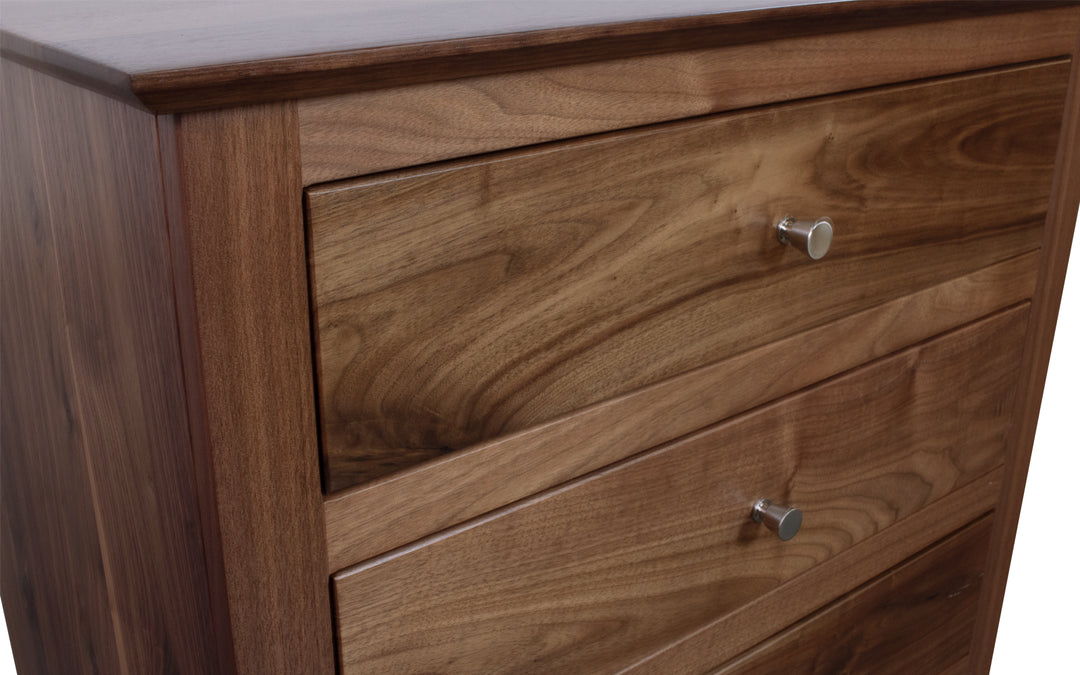 Rustic Walnut Nightstand