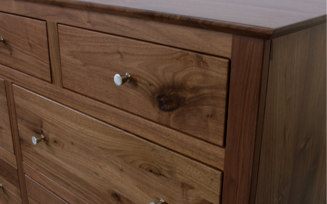 Rustic Walnut Dresser