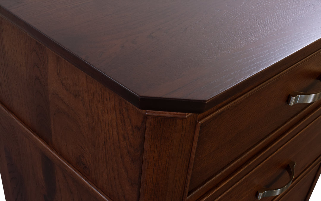 Rustic Hickory Nightstand