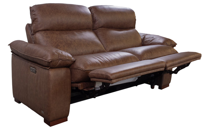 Violino Leather Power Reclining Loveseat
