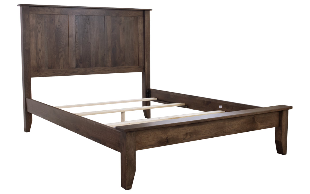 Rustic Hickory Queen Bed