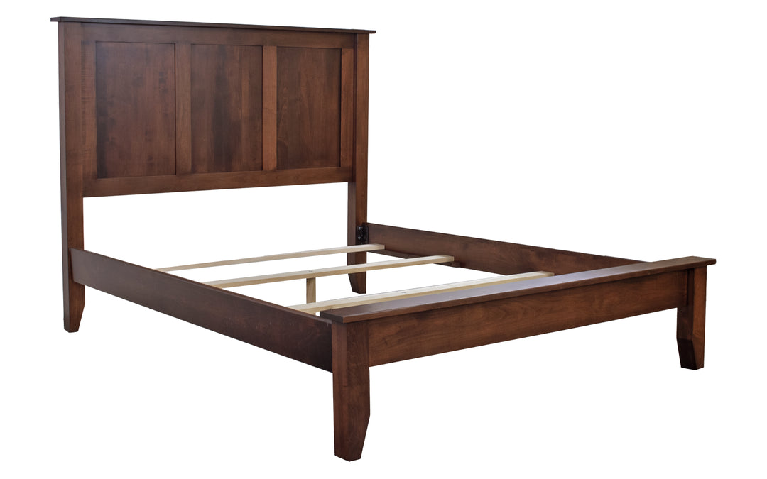 Brown Maple Queen Bed