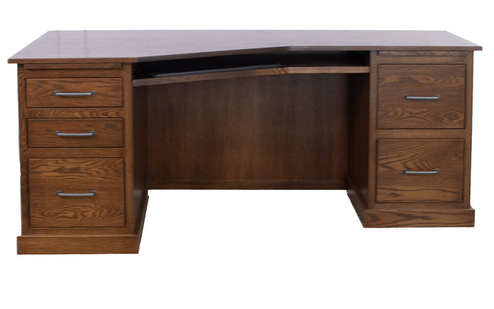Oak Wedge Desk
