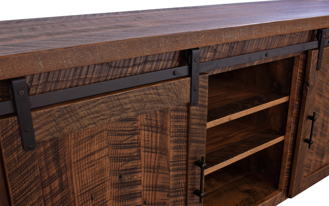 Reclaimed Oak TV Console