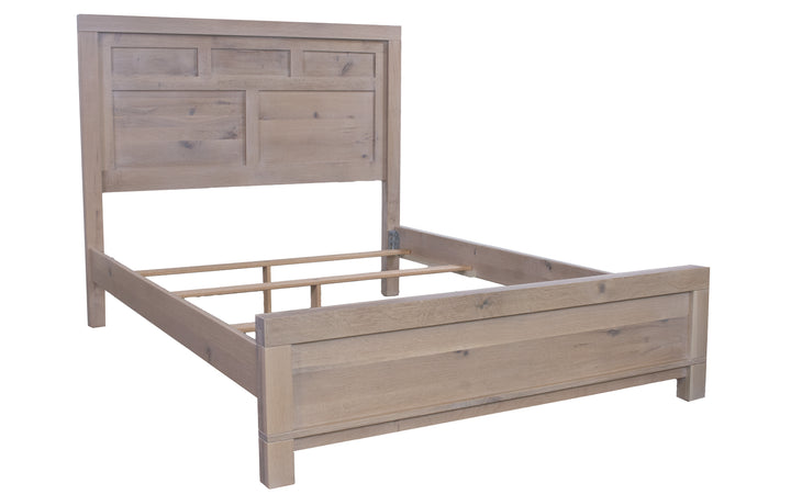Rustic Quartersawn White Oak Queen Bed