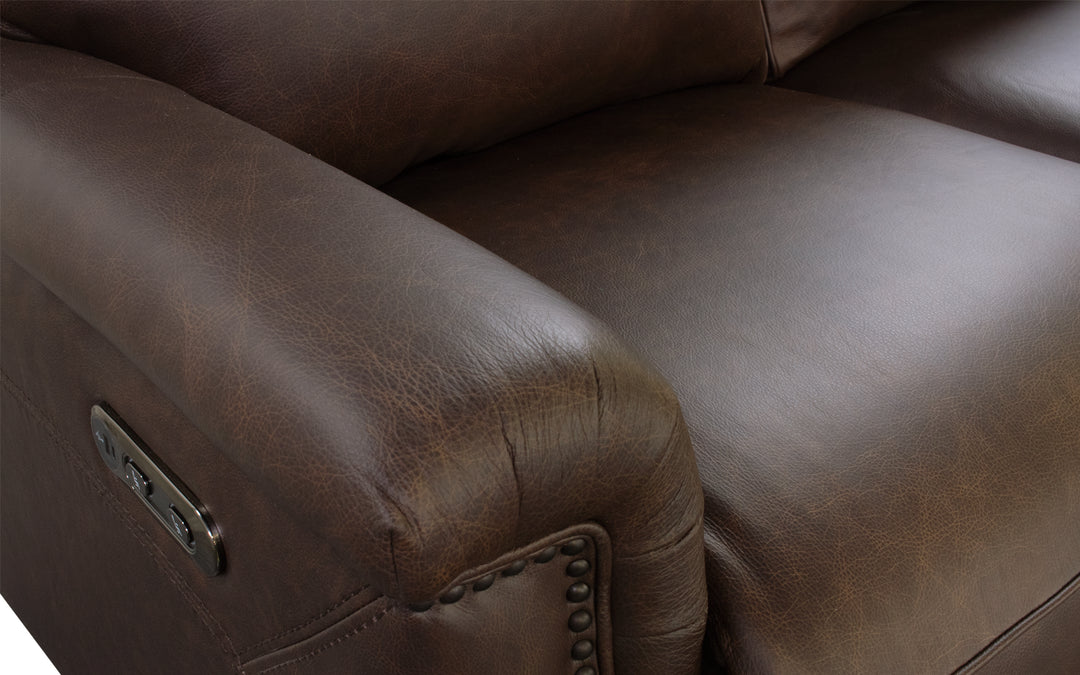 Violino Leather Power Reclining Sofa