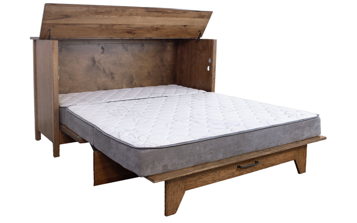 Rustic Hickory Hideabed Dresser