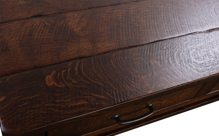 Rustic Quartersawn White Oak Coffee Table