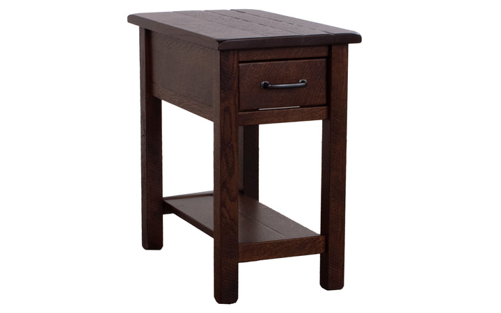 Rustic Quartersawn White Oak End Table
