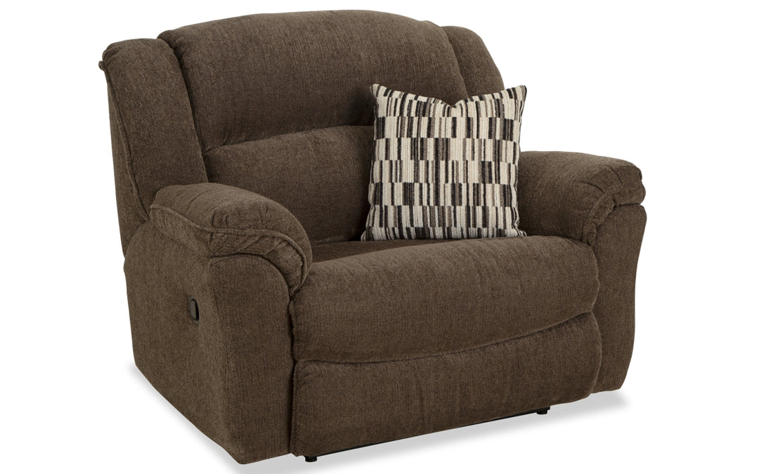 Homestretch Upholstered Reclining Chair and a Half
