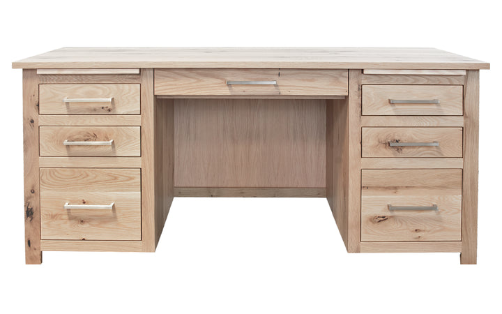 Rustic White Oak Desk