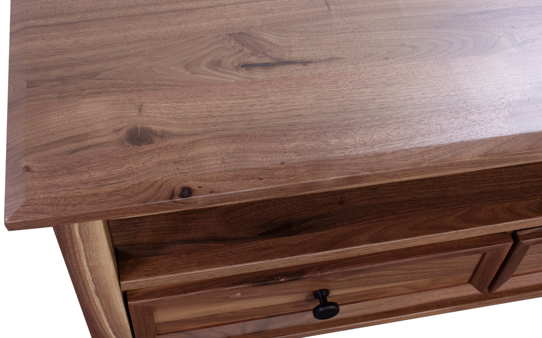 Rustic Walnut Coffee Table