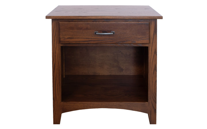 Rustic Oak Nightstand