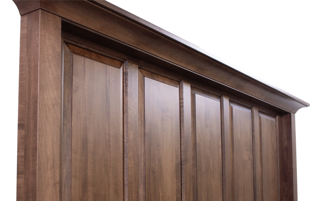Brown Maple King Bed