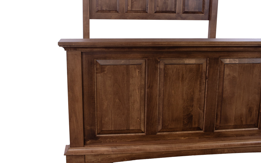 Brown Maple Queen Bed