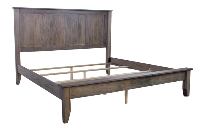 Wormy Maple King Bed