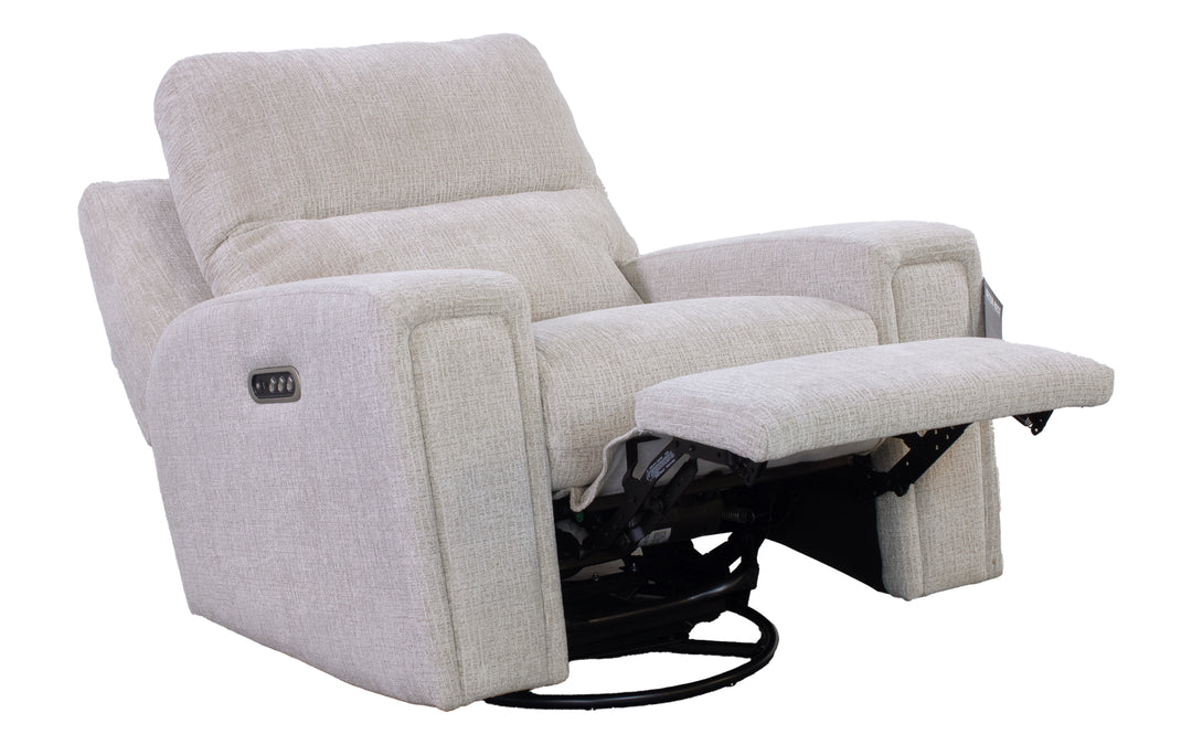 Decor-Rest Upholstered Swivel Power Recliner