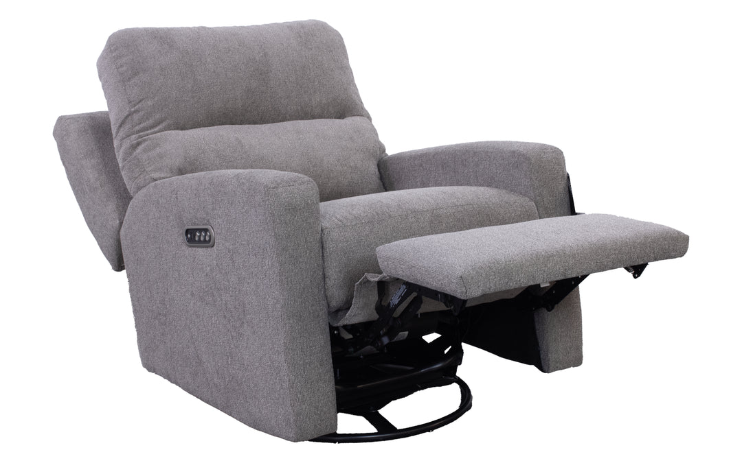 Decor-Rest Upholstered Power Swivel Recliner