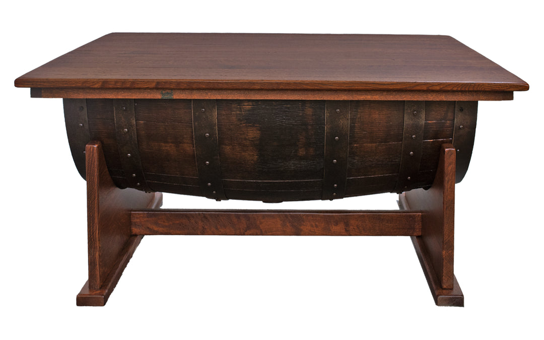 Barrel Lift Top Coffee Table