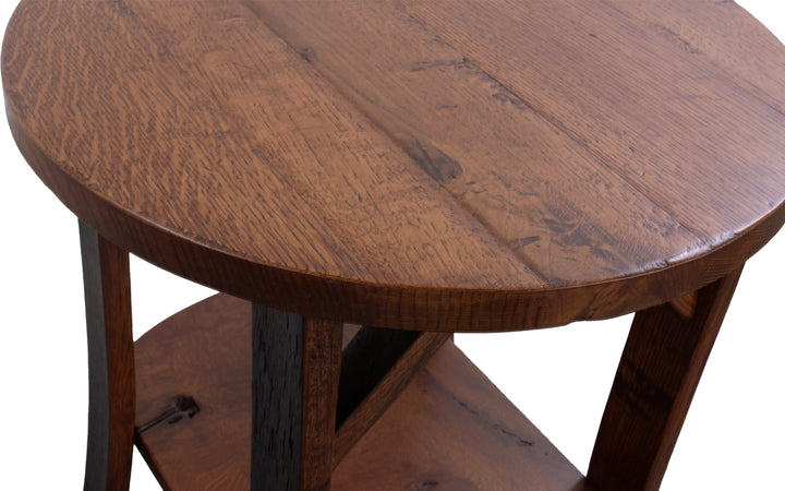 Barrel End Table